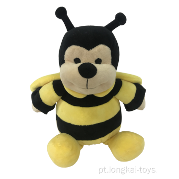 Brinquedo de pelúcia sorrindo abelha